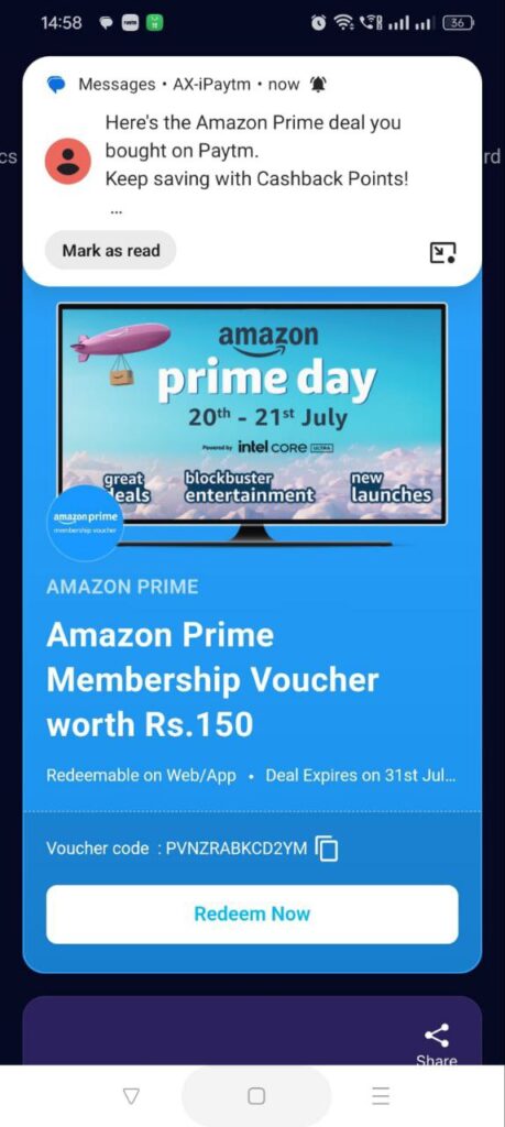 Amazon Prime Membership Coupon Code